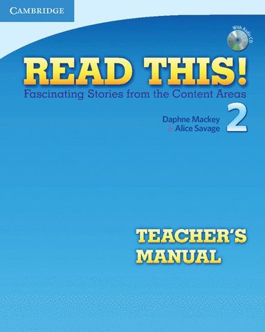 bokomslag Read This! Level 2 Teacher's Manual with Audio CD