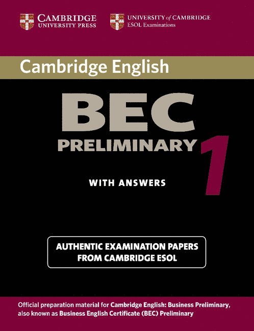 Cambridge BEC Preliminary 1 1