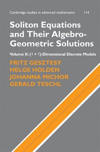 bokomslag Soliton Equations and Their Algebro-Geometric Solutions: Volume 2, (1+1)-Dimensional Discrete Models