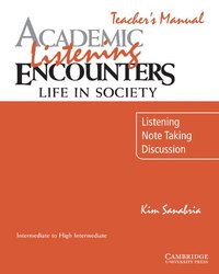 bokomslag Academic Listening Encounters: Life in Society Teacher's Manual