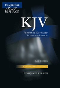 bokomslag KJV Personal Concord Reference Bible, Black French Morocco Leather, Thumb Index, Red-letter Text, KJ463:XRI black French Morocco leather, thumb indexed