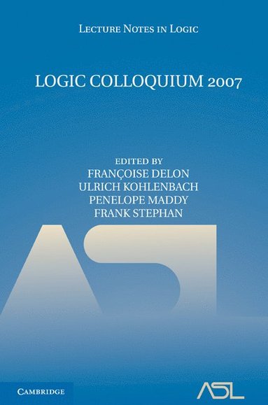 bokomslag Logic Colloquium 2007