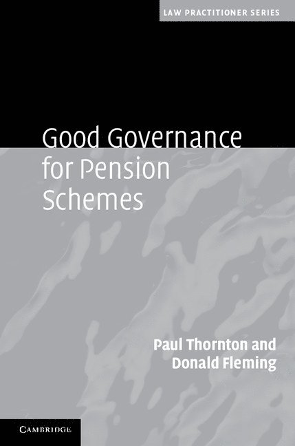 Good Governance for Pension Schemes 1