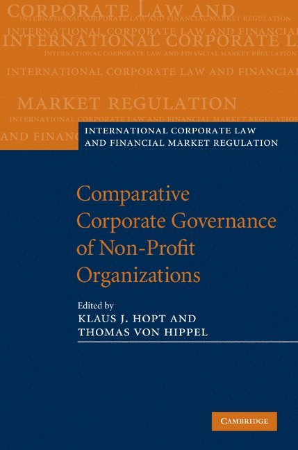 Comparative Corporate Governance of Non-Profit Organizations 1