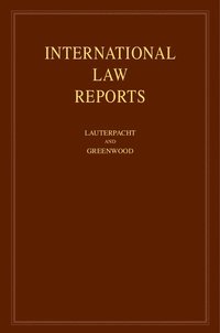 bokomslag International Law Reports, Volume 144