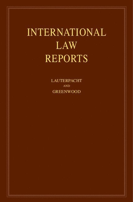 International Law Reports 1