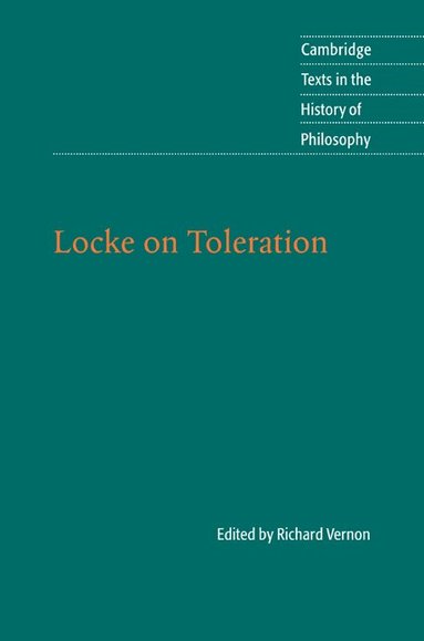 Richard Vernon - Locke on Toleration, Inbunden
