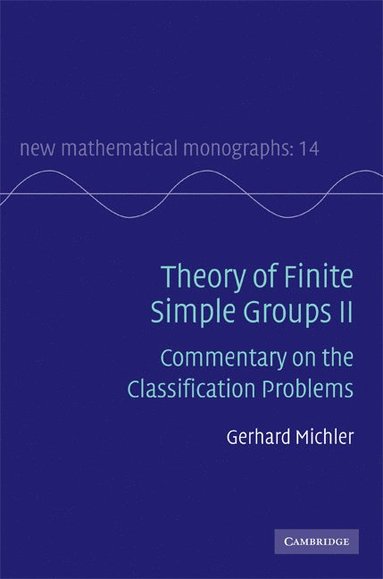 bokomslag Theory of Finite Simple Groups II