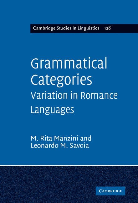 Grammatical Categories 1