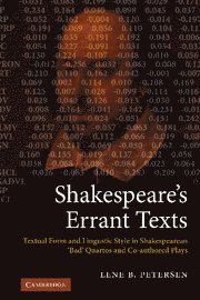 bokomslag Shakespeare's Errant Texts