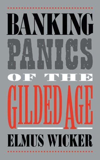 bokomslag Banking Panics of the Gilded Age