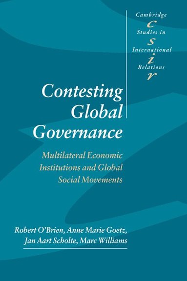 bokomslag Contesting Global Governance