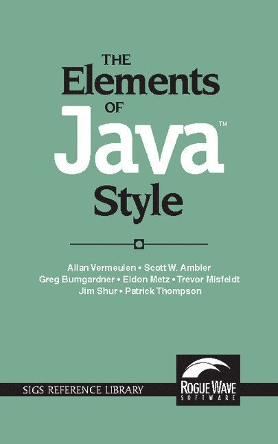 The Elements of Java Style 1