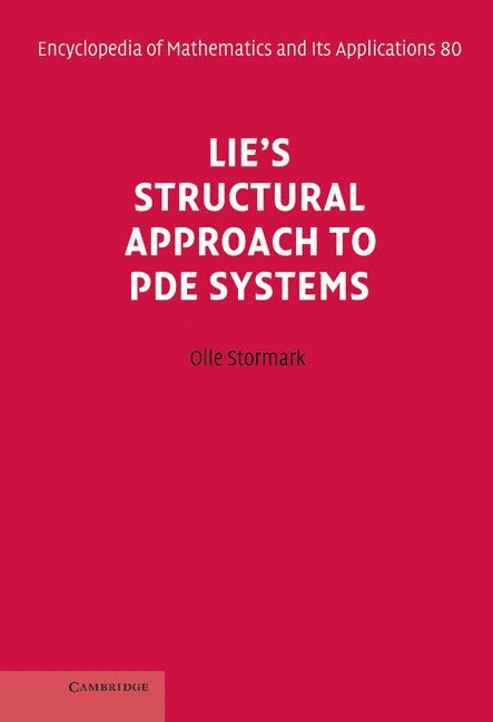 Lie's Structural Approach to PDE Systems 1