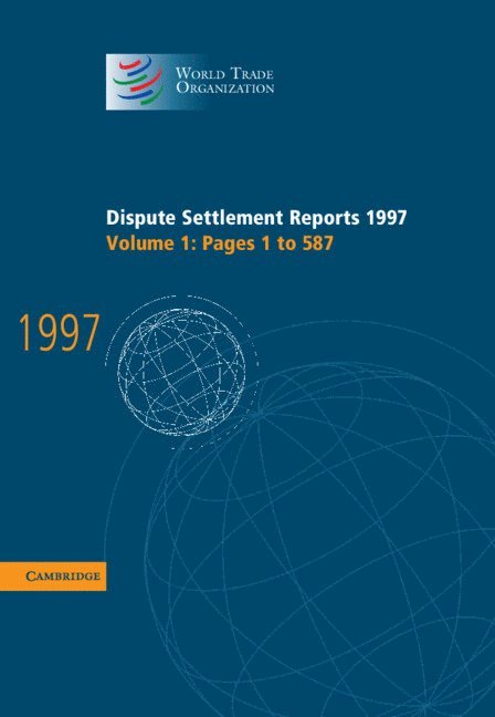 Dispute Settlement Reports 1997 1