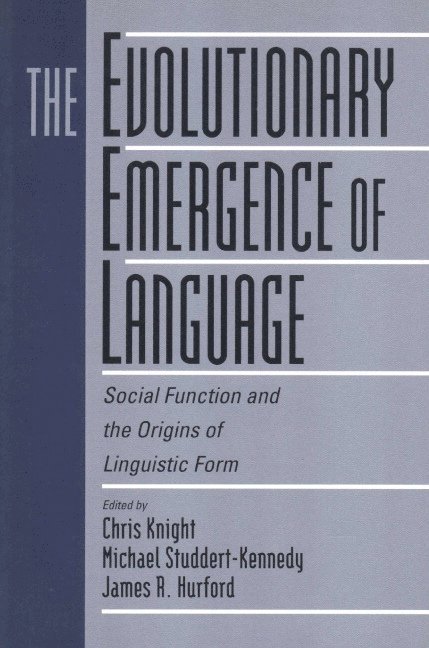 The Evolutionary Emergence of Language 1