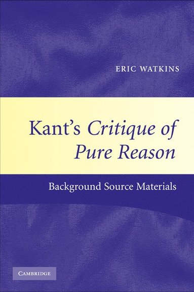 bokomslag Kant's Critique of Pure Reason