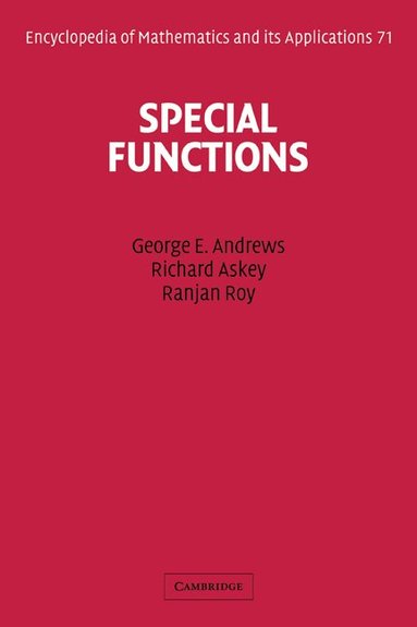 George E. Andrews, Richard Askey, Ranjan Roy - Special Functions, Häftad