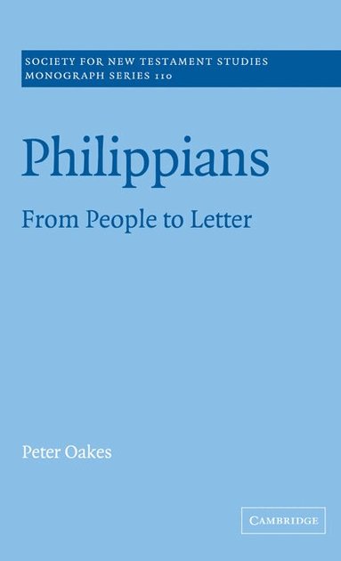 Peter Oakes, John Court - Philippians, Inbunden