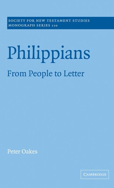 bokomslag Philippians: From People to Letter