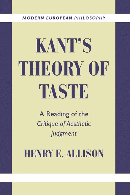 Kant's Theory of Taste 1