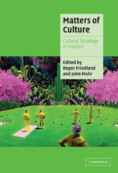 Roger Friedland, John Mohr - Matters of Culture, Inbunden