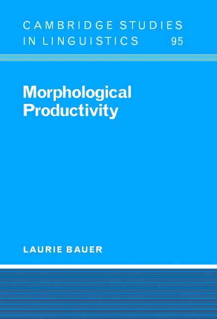 Morphological Productivity 1