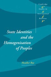 bokomslag State Identities and the Homogenisation of Peoples