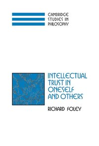 bokomslag Intellectual Trust in Oneself and Others
