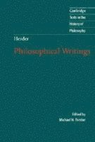 bokomslag Herder: Philosophical Writings