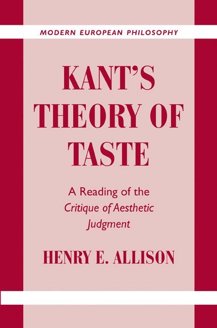 Kant's Theory of Taste 1