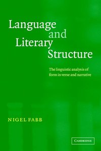 bokomslag Language and Literary Structure