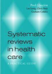 bokomslag Systematic Reviews in Health Care