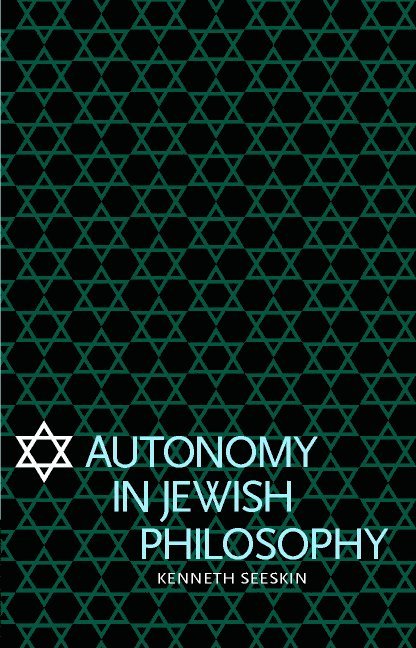 Autonomy in Jewish Philosophy 1