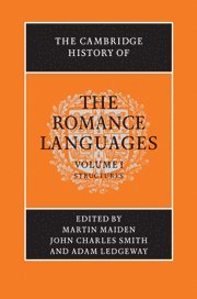Cambridge History of the Romance Languages: Volume 1, Structures 1