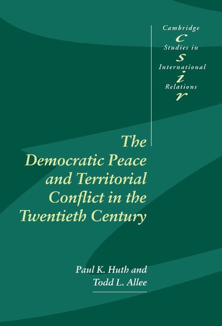 The Democratic Peace and Territorial Conflict in the Twentieth Century 1