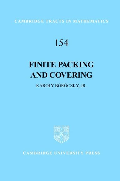 bokomslag Finite Packing and Covering