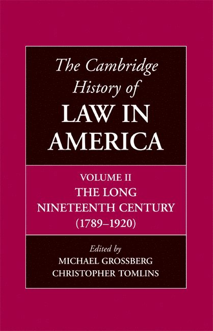 The Cambridge History of Law in America 1