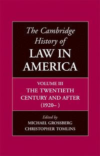 bokomslag The Cambridge History of Law in America