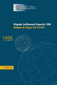 bokomslag Dispute Settlement Reports 1999: Volume 2, Pages 519-947