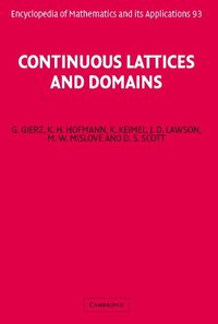 bokomslag Continuous Lattices and Domains