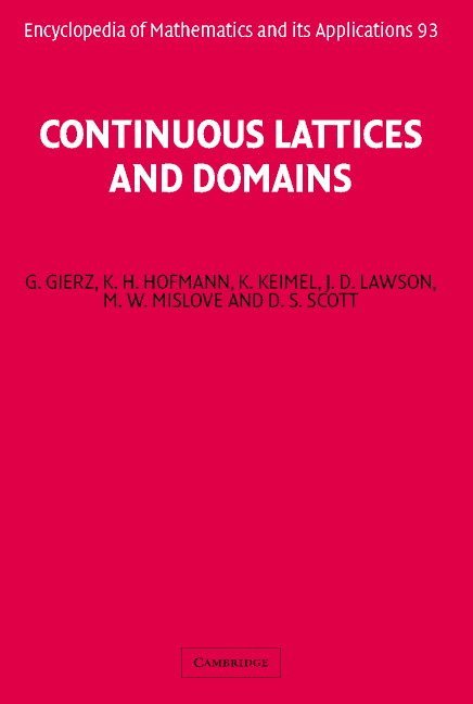 Continuous Lattices and Domains 1
