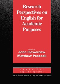 bokomslag Research Perspectives on English for Academic Purposes