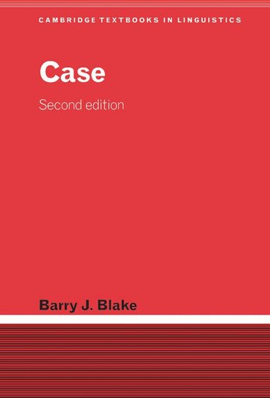 Barry J. Blake, S. R. Anderson, J. Bresnan - Case, Inbunden