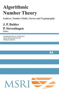 bokomslag Algorithmic Number Theory: Lattices, Number Fields, Curves and Cryptography