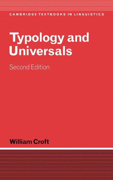 bokomslag Typology and Universals