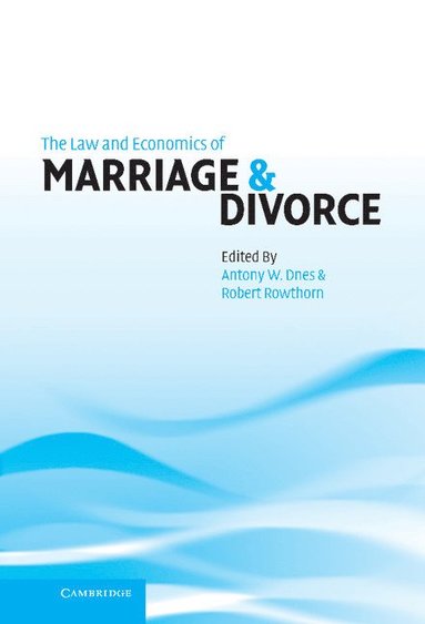 bokomslag The Law and Economics of Marriage and Divorce