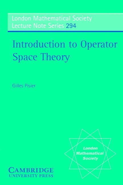 Introduction to Operator Space Theory 1