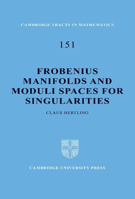 Frobenius Manifolds and Moduli Spaces for Singularities 1