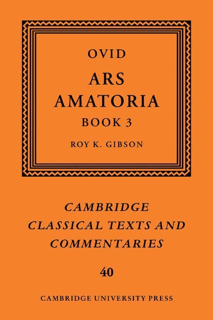 Ovid: Ars Amatoria, Book III 1